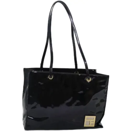 Pre-owned Tote Bags, female, , Size: ONE SIZE Pre-owned Satin fendi-bags - Fendi Vintage - Modalova