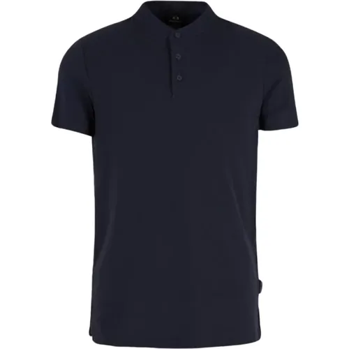 Blaue T-Shirts und Polos 3Dzfhz Zjxhz , Herren, Größe: S - Armani Exchange - Modalova