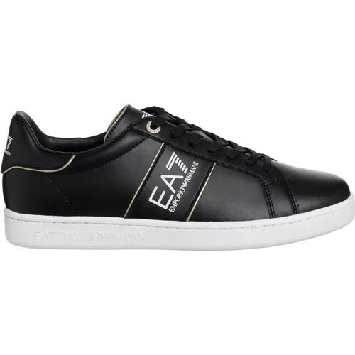 Plain Lace-Up Sneakers , male, Sizes: 7 UK, 7 1/2 UK, 6 UK, 8 1/2 UK, 5 1/2 UK, 11 UK - Emporio Armani EA7 - Modalova