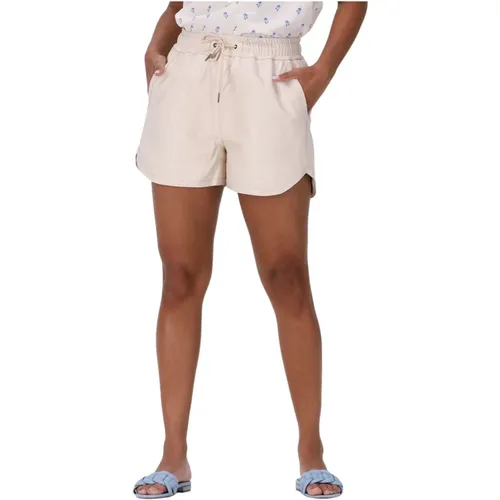 Leder Crop Shorts , Damen, Größe: XL - Co'Couture - Modalova