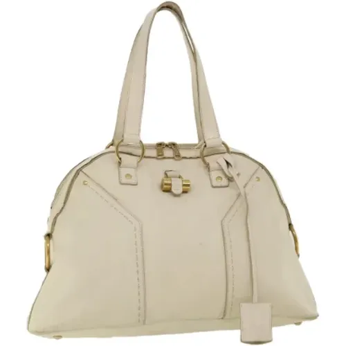 Pre-owned Leather shoulder-bags , female, Sizes: ONE SIZE - Yves Saint Laurent Vintage - Modalova