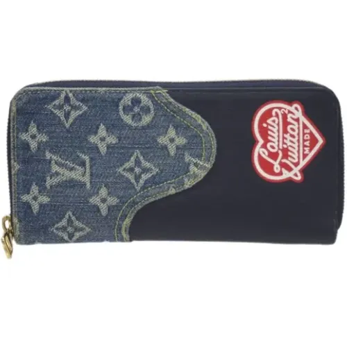 Pre-owned Cotton wallets , female, Sizes: ONE SIZE - Louis Vuitton Vintage - Modalova
