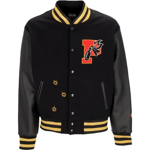 Bomber Jackets, male, , Size: L Varsity College Jacket Eco-leather - Propaganda - Modalova