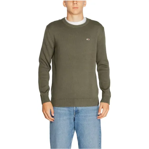 Herren Pullover aus Bio-Baumwolle , Herren, Größe: M - Tommy Hilfiger - Modalova