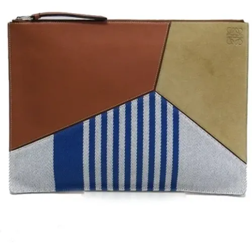 Pre-owned Clutches, female, , Size: ONE SIZE Pre-owned Fabric clutches - Loewe Pre-owned - Modalova