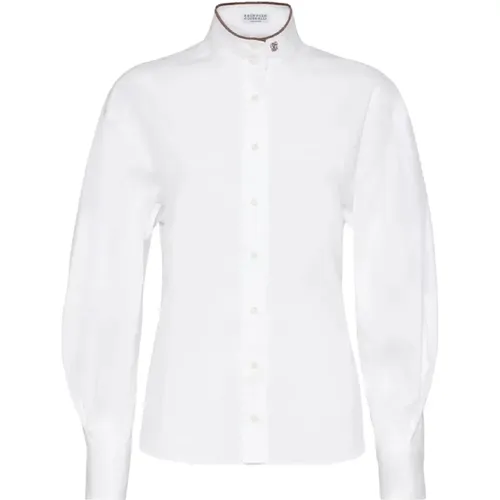 Shirts, female, , Size: M Stylish Shirts for Men and Women - BRUNELLO CUCINELLI - Modalova