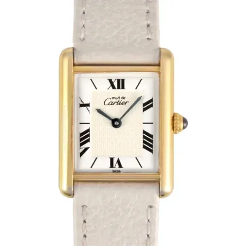 Pre-owned Watches, female, , Size: ONE SIZE Pre-owned Silver watches - Cartier Vintage - Modalova