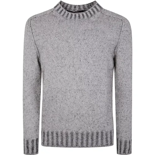 Beiger Strickpullover , Herren, Größe: XL - Barba Napoli - Modalova