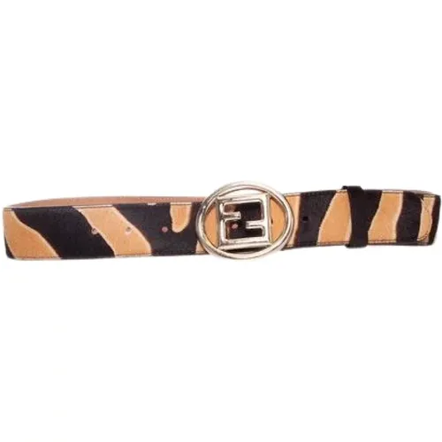 Pre-owned Giraffe belt , female, Sizes: ONE SIZE - Fendi Vintage - Modalova