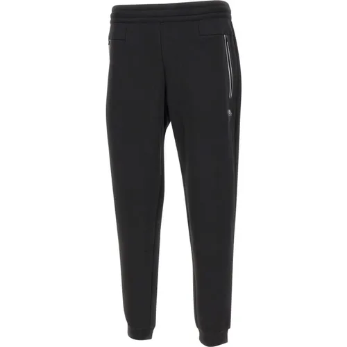 Viscose Blend Jogger Pants , male, Sizes: L, XL, S, M - Emporio Armani EA7 - Modalova