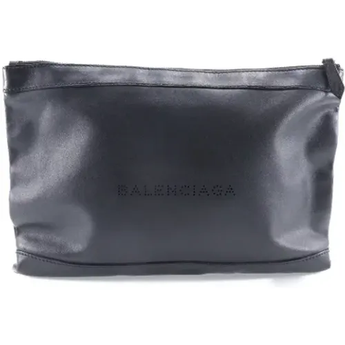 Pre-owned Clutches, female, , Size: ONE SIZE Pre-owned Leather clutches - Balenciaga Vintage - Modalova