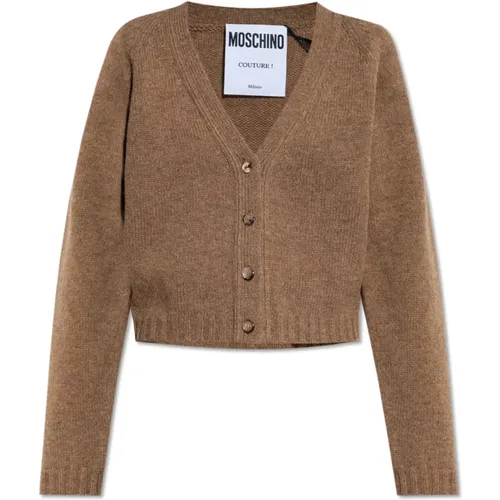 Woll-Strickjacke Moschino - Moschino - Modalova