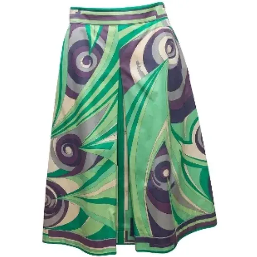 Pre-owned Skirts, female, , Size: L Pre-owned Fabric bottoms - Emilio Pucci Pre-owned - Modalova