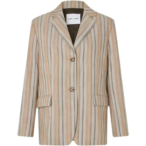 Elegant Blazer with Shoulder Pads , male, Sizes: S, XS, M - Samsøe Samsøe - Modalova