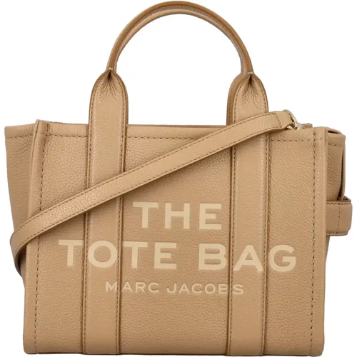 Tote Bags, female, , Size: ONE SIZE Small Leather Tote Bag - Marc Jacobs - Modalova