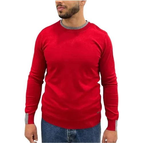 Crew Neck Sweater , male, Sizes: M, 2XL - Gaudi - Modalova