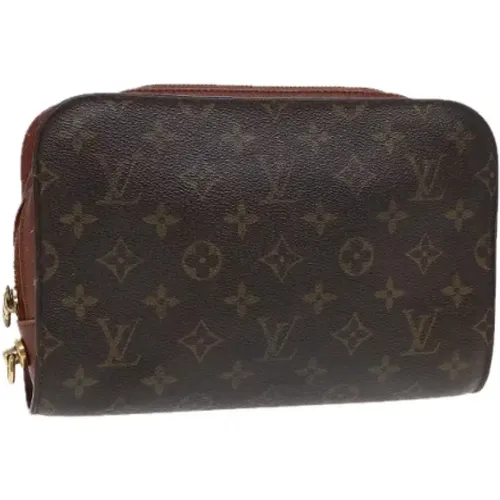 Pre-owned Canvas clutches , female, Sizes: ONE SIZE - Louis Vuitton Vintage - Modalova