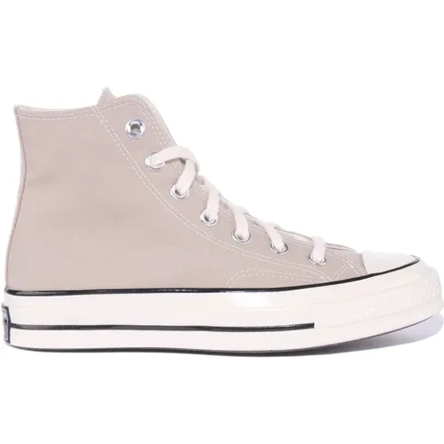 Vintage Style High Top Sneakers Grey , male, Sizes: 8 UK, 9 UK, 8 1/2 UK - Converse - Modalova