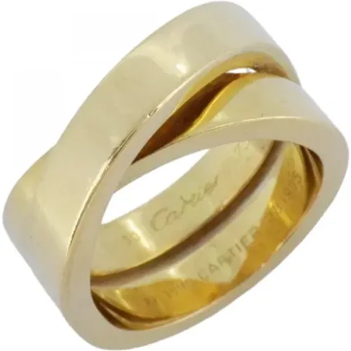 Pre-owned Jewellery, female, , Size: ONE SIZE Pre-owned Gold rings - Cartier Vintage - Modalova