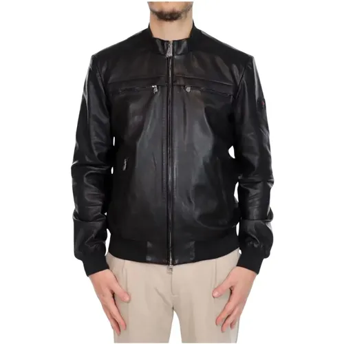Leather Jacket , male, Sizes: M - Peuterey - Modalova