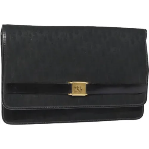 Pre-owned Clutches, female, , Size: ONE SIZE Pre-owned Canvas clutches - Dior Vintage - Modalova