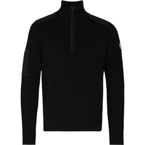 Stormont 1/4 Zip Pullover , Damen, Größe: M - Canada Goose - Modalova