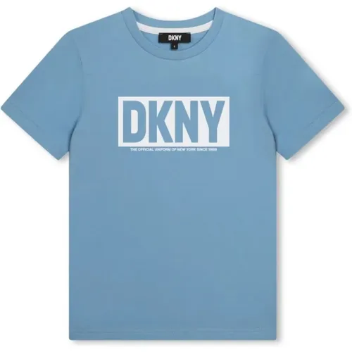 Himmelblaues Tee Dkny - DKNY - Modalova