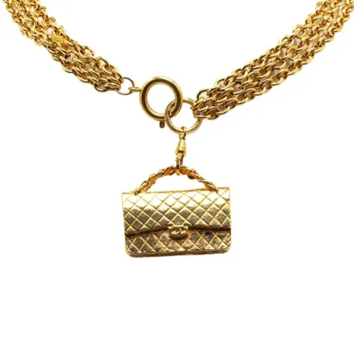 Pre-owned Jewellery, female, , Size: ONE SIZE Pre-owned Metal necklaces - Chanel Vintage - Modalova