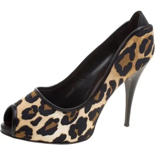 Pre-owned Pumps, female, , Size: 8 1/2 US Pre-owned Canvas heels - Giuseppe Zanotti Pre-owned - Modalova