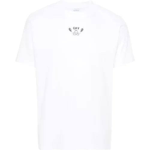 Off , T-Shirts , Herren, Größe: XL - Off White - Modalova