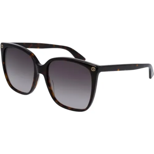 Sonnenbrille Gg0022S Farbe 003 , Damen, Größe: 57 MM - Gucci - Modalova
