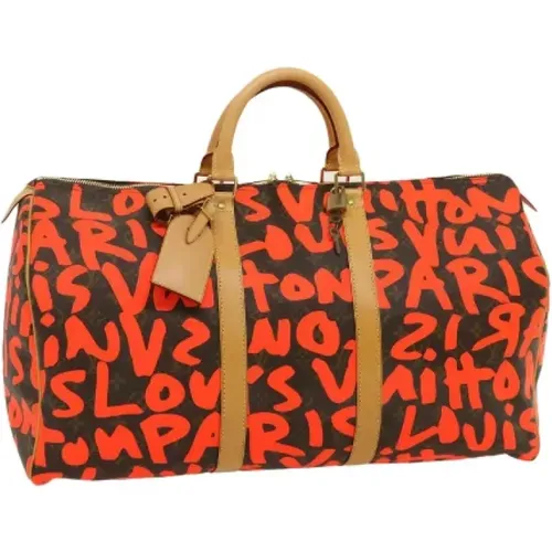 Pre-owned Weekend Bags, female, , Size: ONE SIZE Pre-owned Canvas louis-vuitton-bags - Louis Vuitton Vintage - Modalova