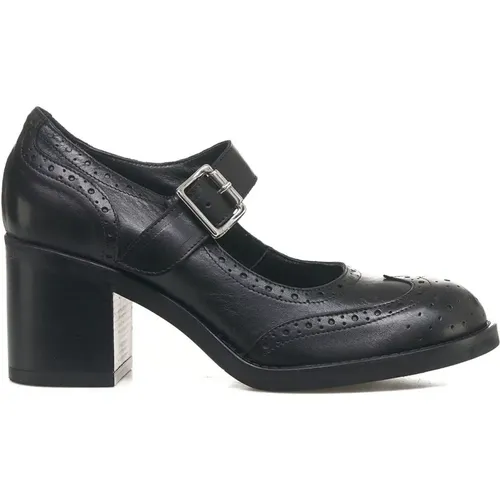 Schwarze Pumps Schuhe Aw24 , Damen, Größe: 38 EU - Curiosite - Modalova