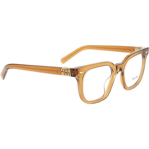 Glasses, unisex, , Size: ONE SIZE Rectangle Sunglasses - Miu Miu - Modalova