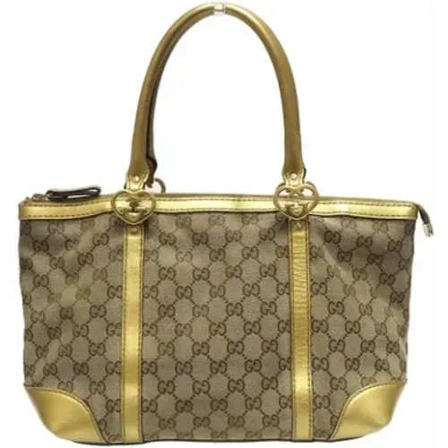 Pre-owned Tote Bags, female, , Size: ONE SIZE Pre-owned Leather gucci-bags - Gucci Vintage - Modalova