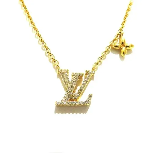 Pre-owned Jewellery, female, , Size: ONE SIZE Pre-owned Metal necklaces - Louis Vuitton Vintage - Modalova