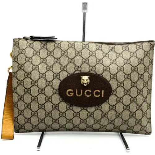 Pre-owned Clutches, female, , Size: ONE SIZE Pre-owned Leather gucci-bags - Gucci Vintage - Modalova