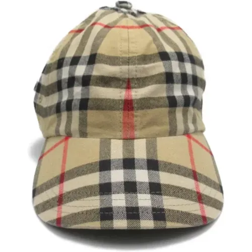 Pre-owned Accessories, female, , Size: ONE SIZE Pre-owned Cotton hats - Burberry Vintage - Modalova