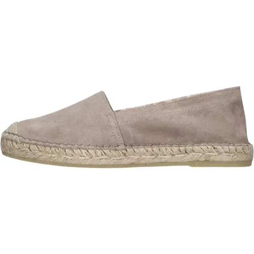 Taupe Espadrilles mit Gewebtem Detail , Damen, Größe: 38 EU - Fred de la Bretoniere - Modalova