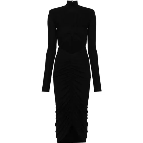 Elegant Midi Dress Cut Out , female, Sizes: M, 2XS - Andamane - Modalova