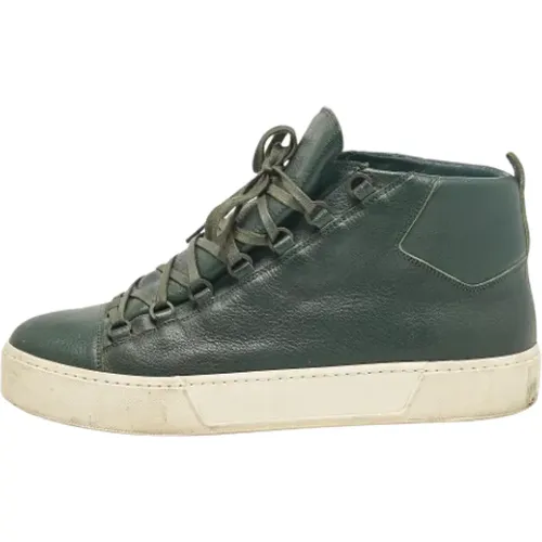 Pre-owned Sneakers, male, , Size: 12 US Pre-owned Leather sneakers - Balenciaga Vintage - Modalova