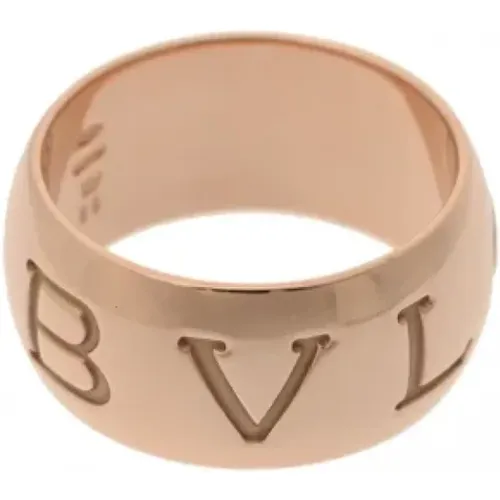 Pre-owned Jewellery, female, , Size: ONE SIZE Pre-owned Rose Gold rings - Bvlgari Vintage - Modalova