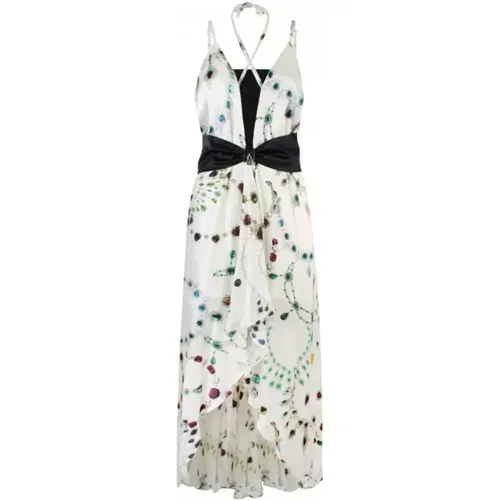 Elegantes Midi-Kleid mit Korsett-Schnürung - John Richmond - Modalova