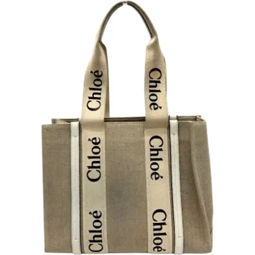 Pre-owned Tote Bags, female, , Size: ONE SIZE Pre-owned Fabric totes - Chloé Pre-owned - Modalova