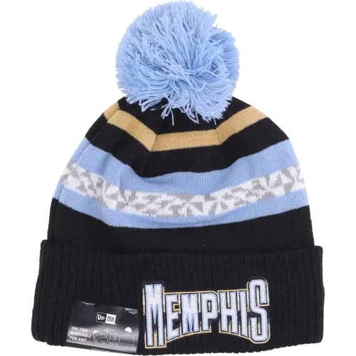 Beanies, male, , Size: ONE SIZE NBA City Night Pom Pom Beanie - new era - Modalova