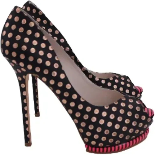 Pre-owned Leather heels , female, Sizes: 6 1/2 UK - Sophia Webster Pre-owned - Modalova