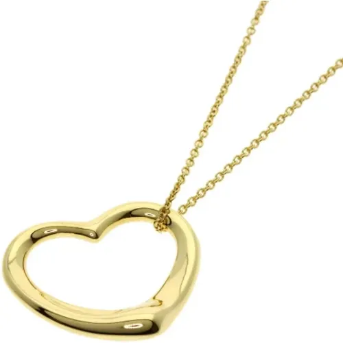 Pre-owned Jewellery, female, , Size: ONE SIZE Pre-owned Gold necklaces - Tiffany & Co. Pre-owned - Modalova