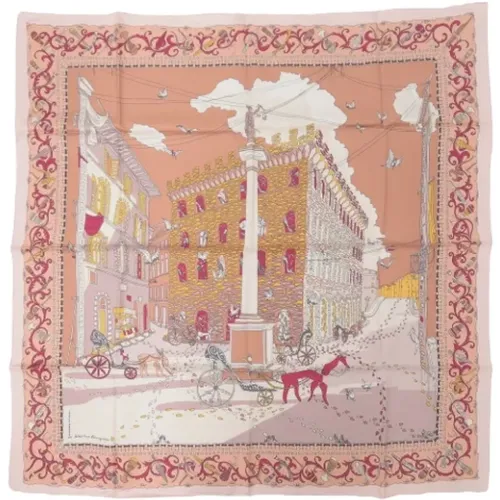 Pre-owned Scarves, female, , Size: ONE SIZE Pre-owned Silk scarves - Salvatore Ferragamo Pre-owned - Modalova