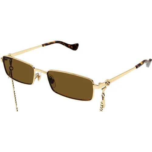 Gg1600S 002 Sonnenbrillen , Damen, Größe: 56 MM - Gucci - Modalova