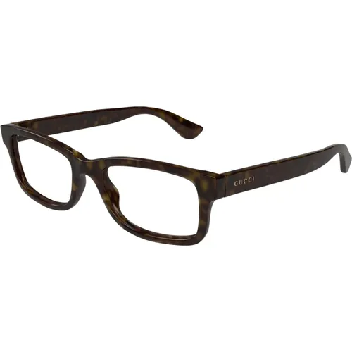 Modische Brille in Schwarz , Herren, Größe: 54 MM - Gucci - Modalova